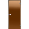 Дверь HARVIA с алюминиевой коробкой 8х19 стекло бронза DA81901
